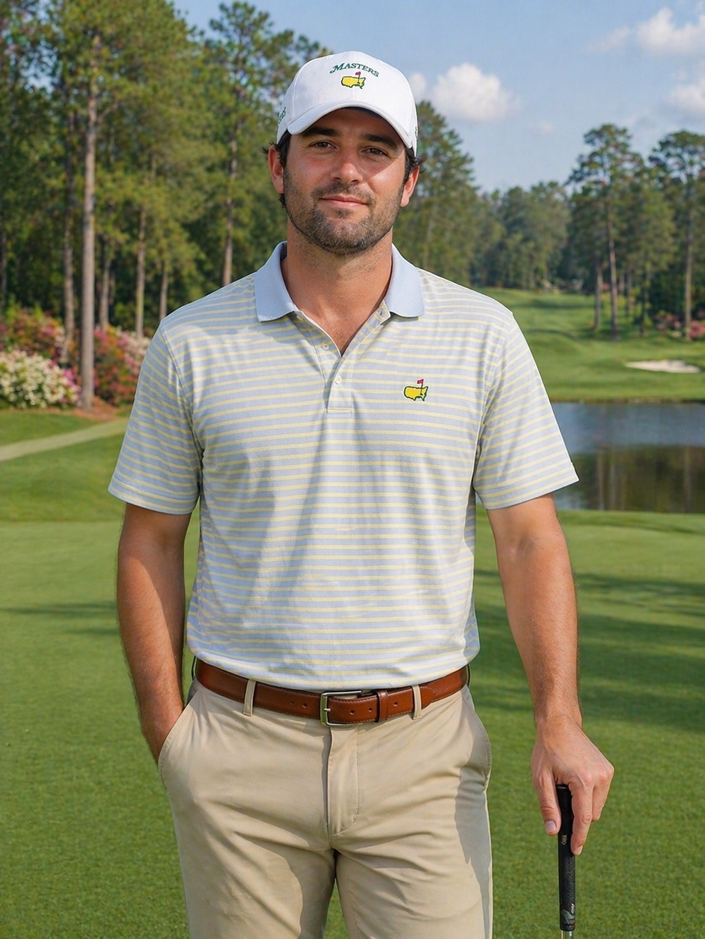 Masters Collection Men's Polo Size L Augusta Masters